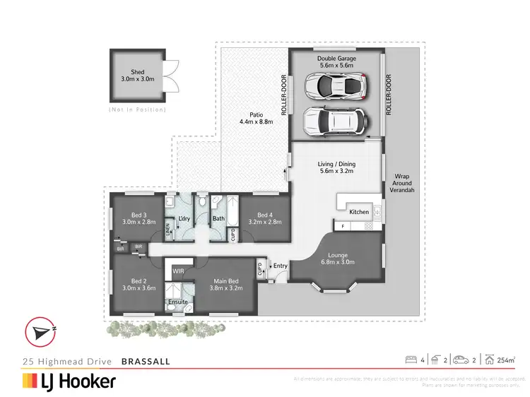 Floorplan of Homely house listing, 25 Highmead Drive, Brassall QLD 4305