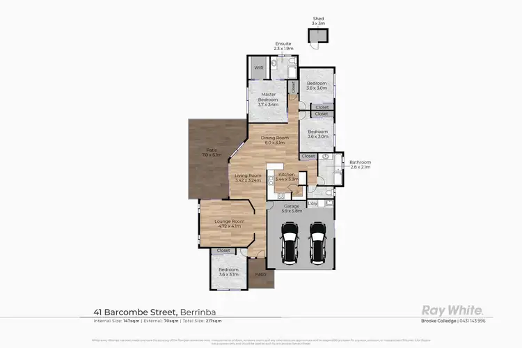 Floorplan of Homely house listing, 41 Barcombe Drive, Berrinba QLD 4117