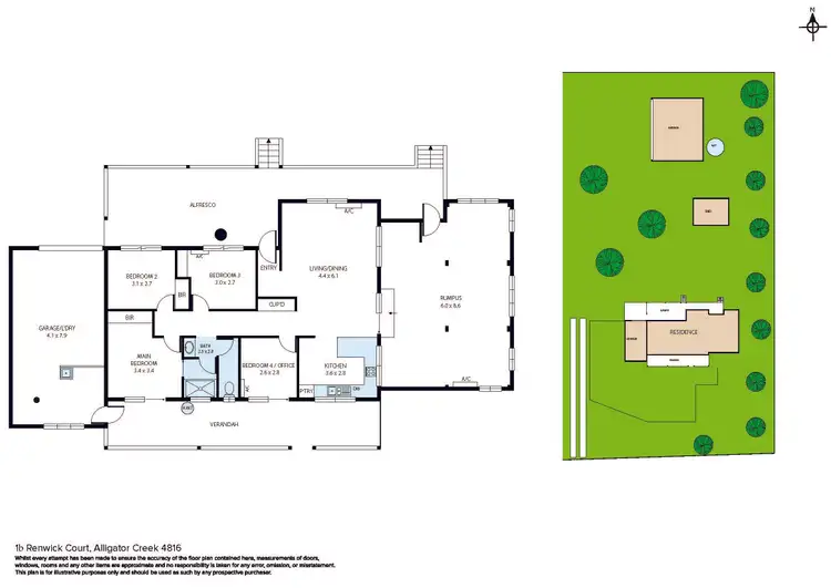 Floorplan of Homely house listing, 1B Renwick Court, Alligator Creek QLD 4816