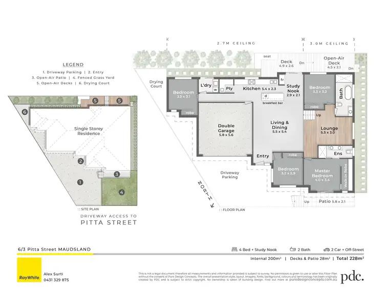 Floorplan of Homely house listing, 6/3 Pitta Street, Maudsland QLD 4210