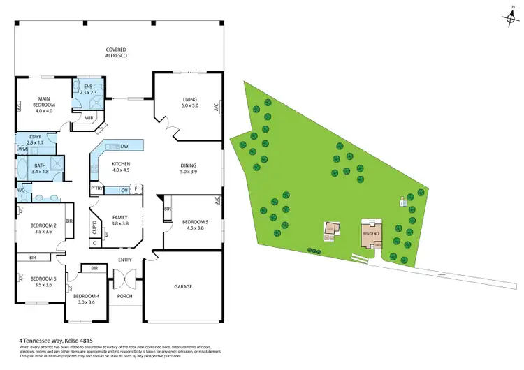Floorplan of Homely house listing, 4 Tennessee Way, Kelso QLD 4815