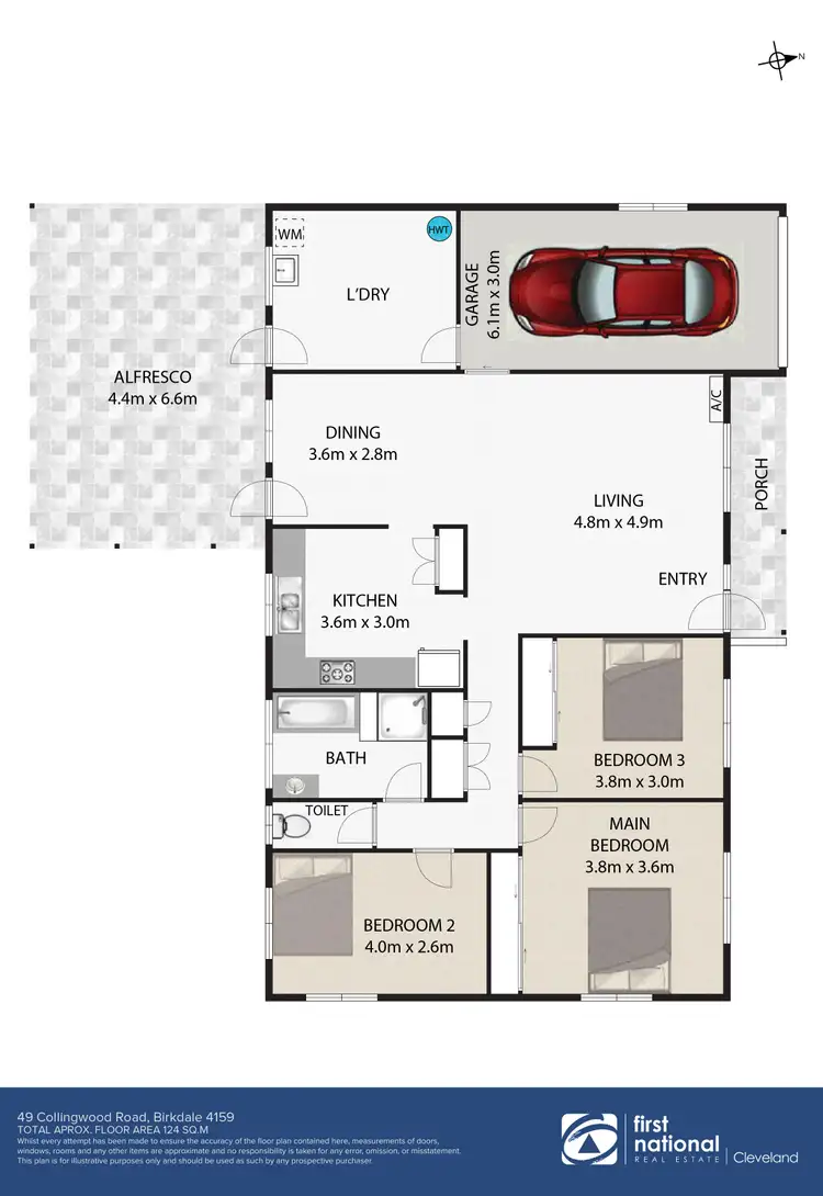 Floorplan of Homely house listing, 49 Collingwood Road, Birkdale QLD 4159
