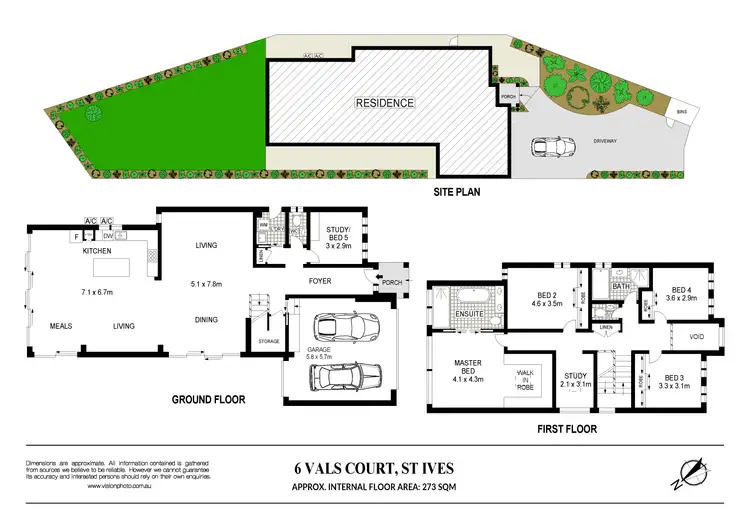 Floorplan of Homely house listing, 6 Vals Court, St Ives NSW 2075