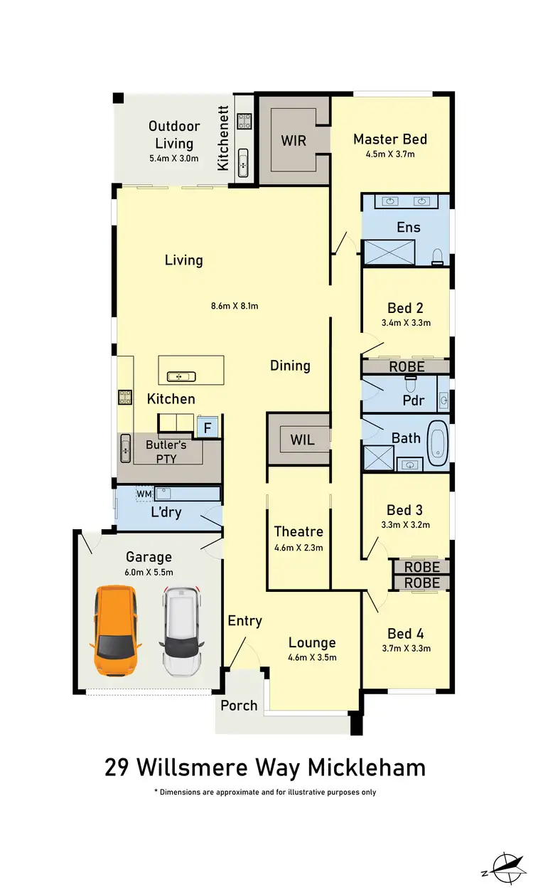 Floorplan of Homely house listing, 29 Willsmere Way, Mickleham VIC 3064