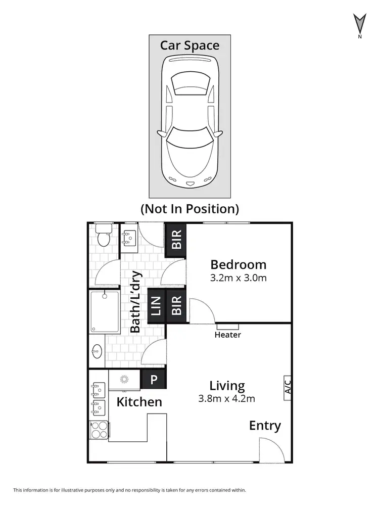 Floorplan of Homely unit listing, 3/8 Cheryl Crescent, Belmont VIC 3216