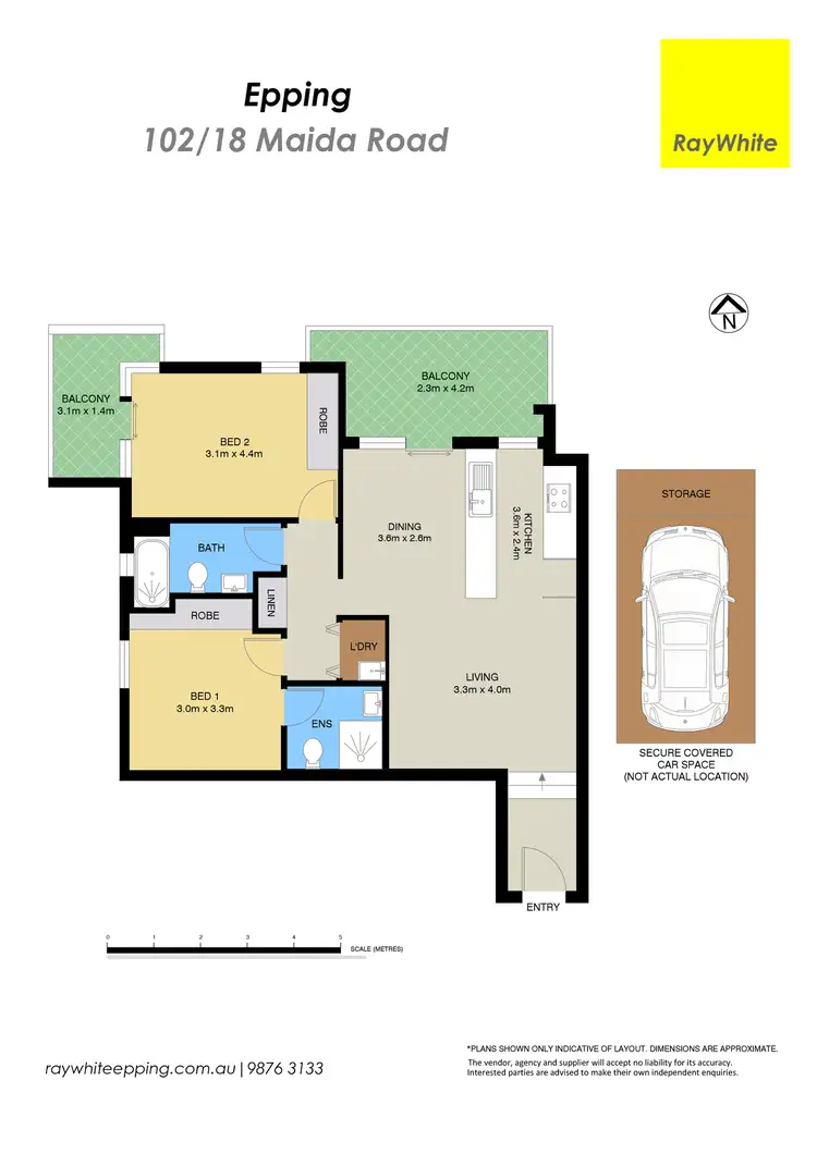 Floorplan of Homely apartment listing, 102/18-22 Maida Road, Epping NSW 2121