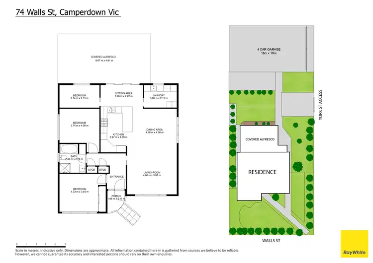 Floorplan of Homely house listing, 74 Walls Street, Camperdown VIC 3260