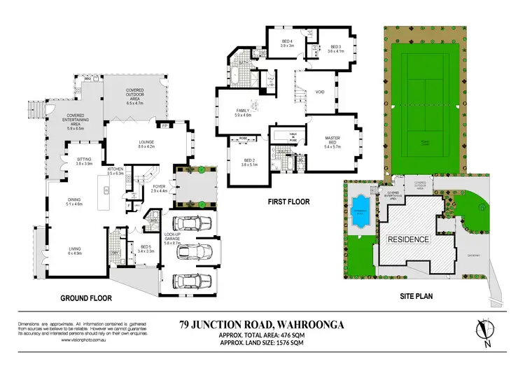 Floorplan of Homely house listing, 79 Junction Road, Wahroonga NSW 2076