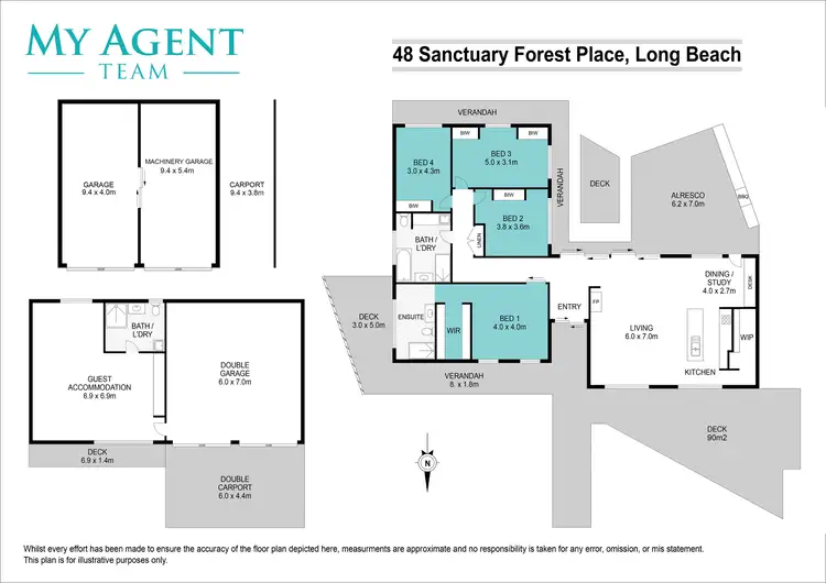 Floorplan of Homely house listing, 48 Sanctuary Forest Place, Long Beach NSW 2536