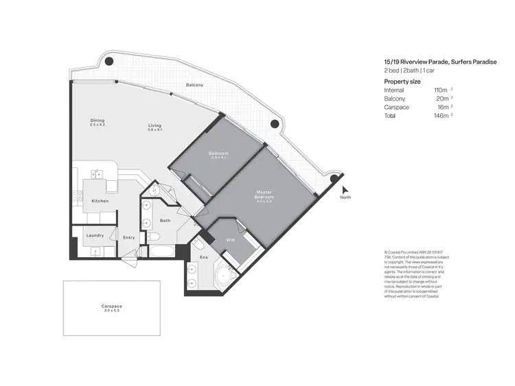 Floorplan of Homely apartment listing, 15/19 Riverview Parade, Surfers Paradise QLD 4217