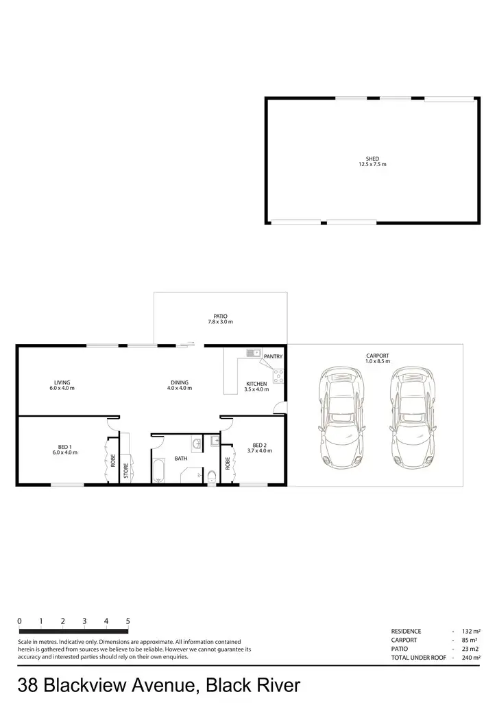 Floorplan of Homely house listing, 38 Blackview Avenue, Black River QLD 4818