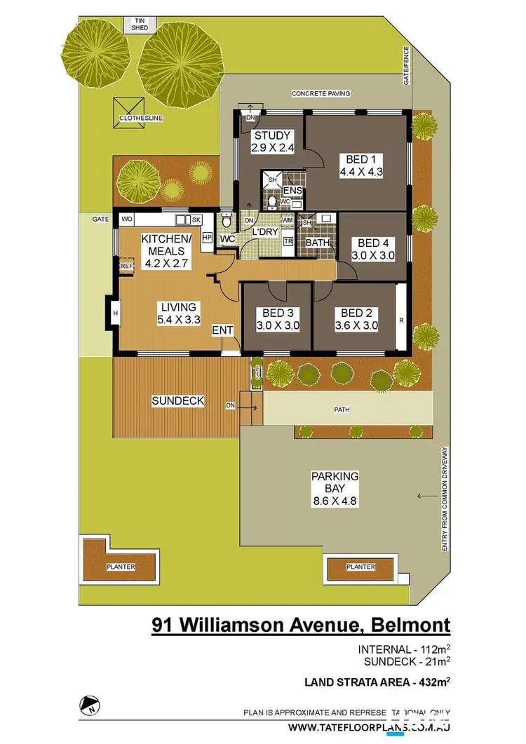 Floorplan of Homely house listing, 91 Williamson Avenue, Belmont WA 6104