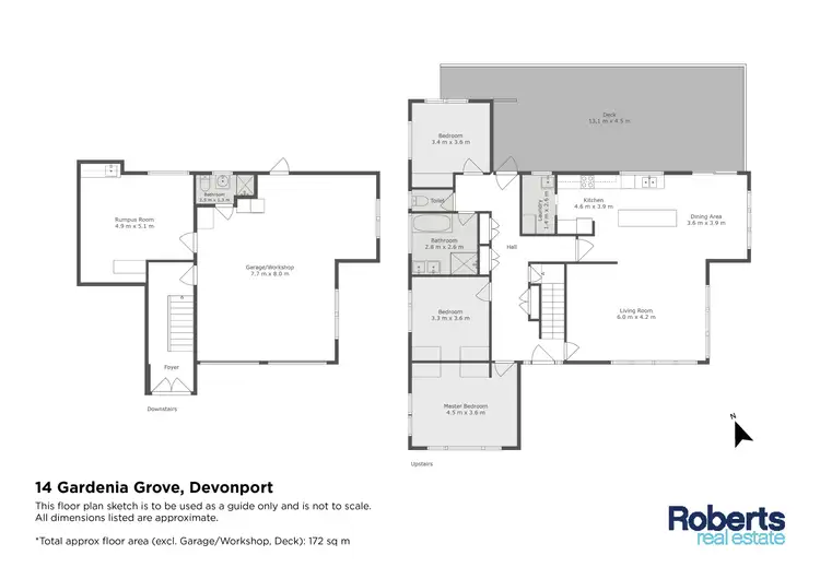 Floorplan of Homely house listing, 14 Gardenia Grove, Devonport TAS 7310
