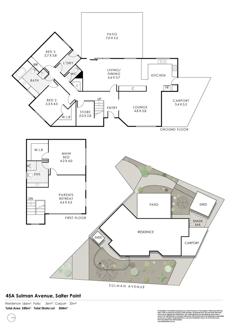 Floorplan of Homely house listing, 45A Sulman Avenue, Salter Point WA 6152