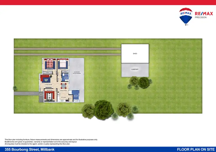 Floorplan of Homely house listing, 355 Bourbong Street, Millbank QLD 4670