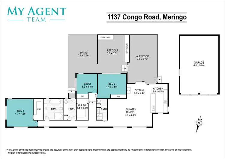 Floorplan of Homely house listing, 1137 Congo Road, Meringo NSW 2537