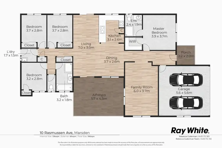 Floorplan of Homely house listing, 10 Rasmussen Avenue, Marsden QLD 4132