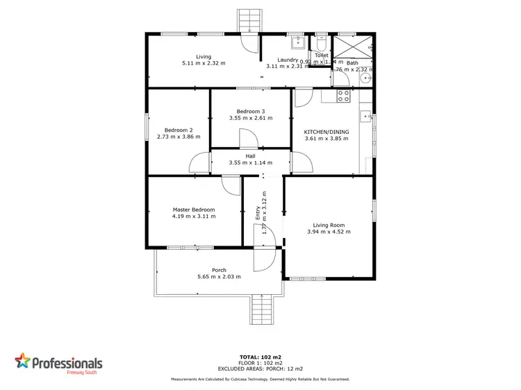 Floorplan of Homely house listing, 37 Crabtree Way, Medina WA 6167