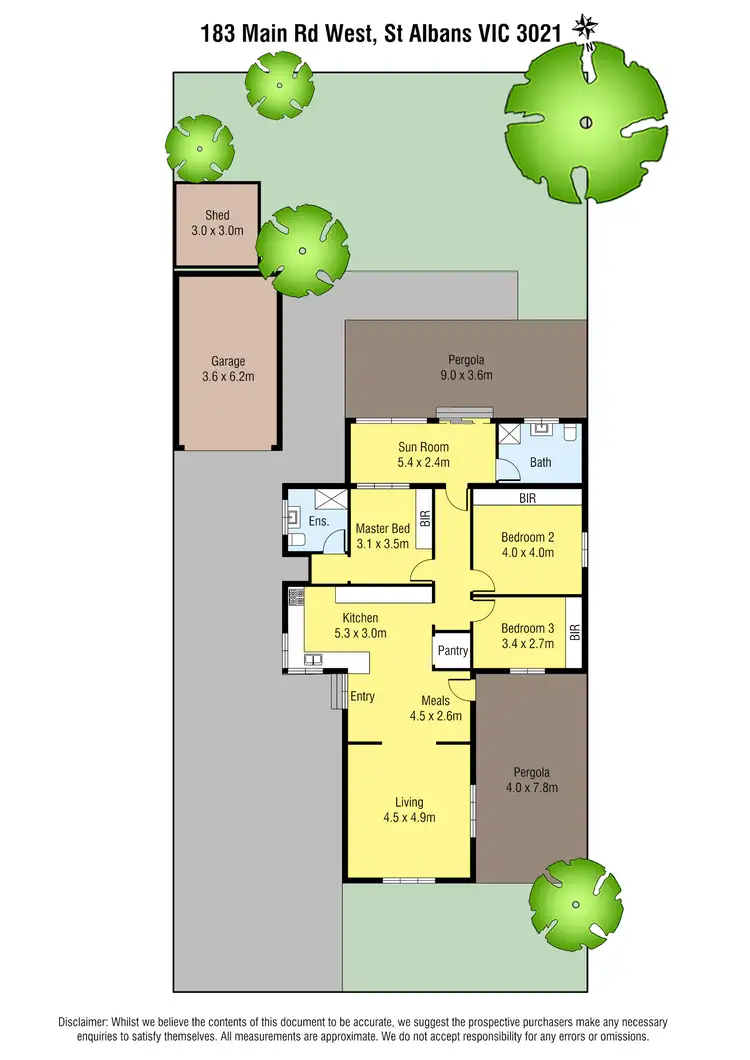 Floorplan of Homely house listing, 181 & 183 Main Road West, St Albans VIC 3021