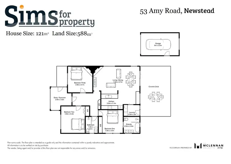 Floorplan of Homely house listing, 53 Amy Road, Newstead TAS 7250