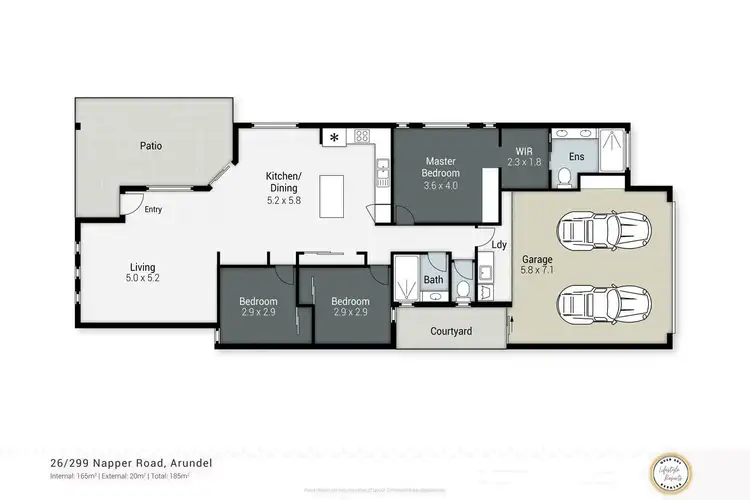 Floorplan of Homely house listing, 26/299 Napper Road, Arundel QLD 4214