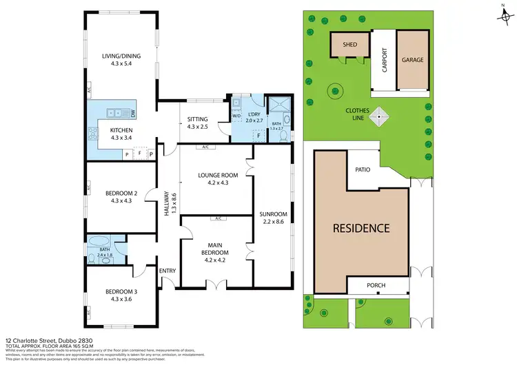 Floorplan of Homely house listing, 12 Charlotte Street, Dubbo NSW 2830