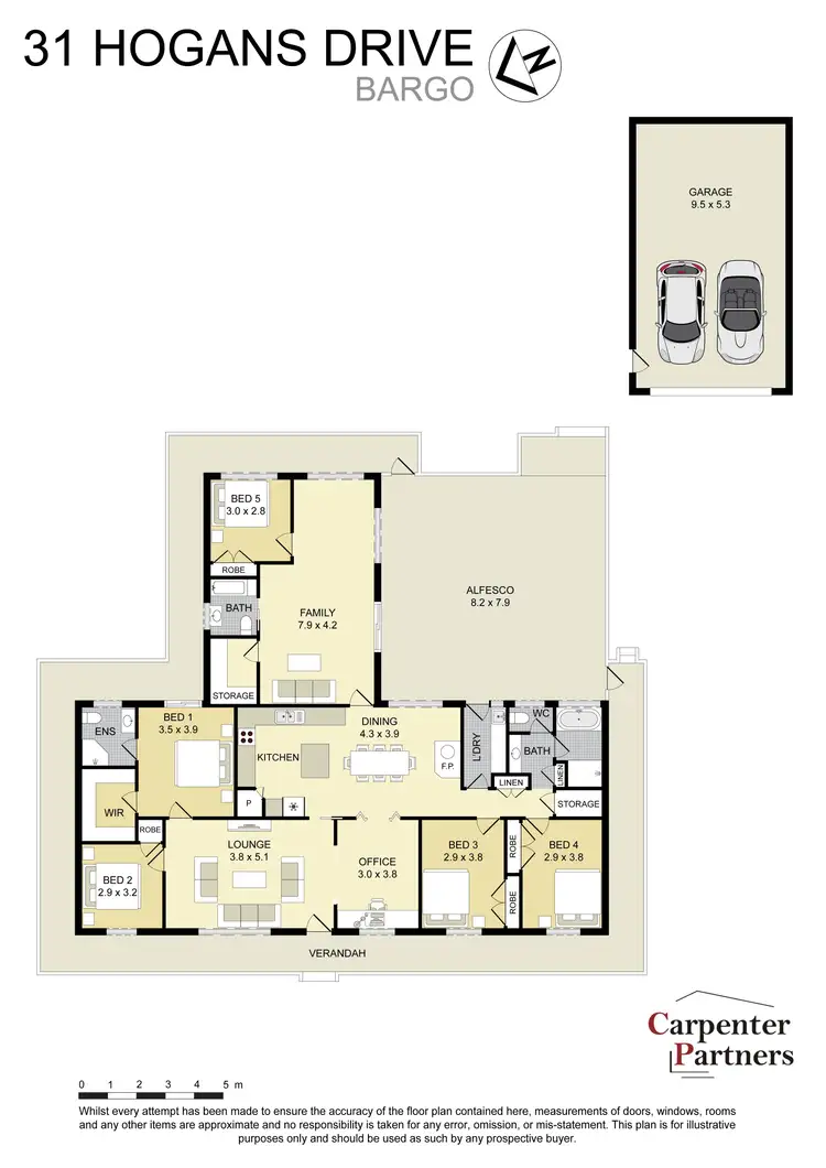 Floorplan of Homely house listing, 31 Hogans Drive, Bargo NSW 2574