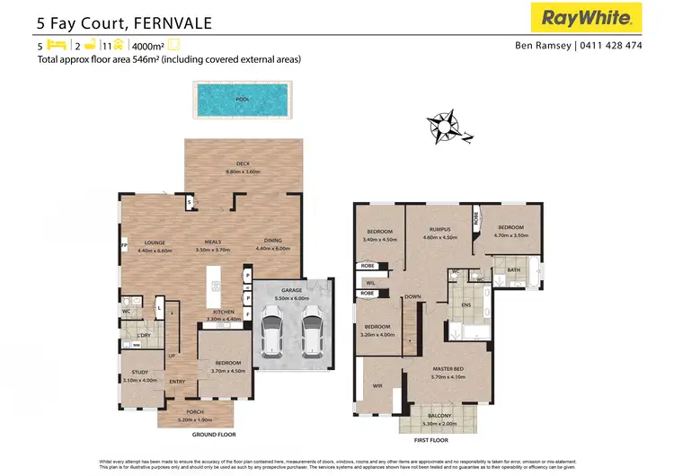 Floorplan of Homely house listing, 5 Fay Court, Fernvale QLD 4306