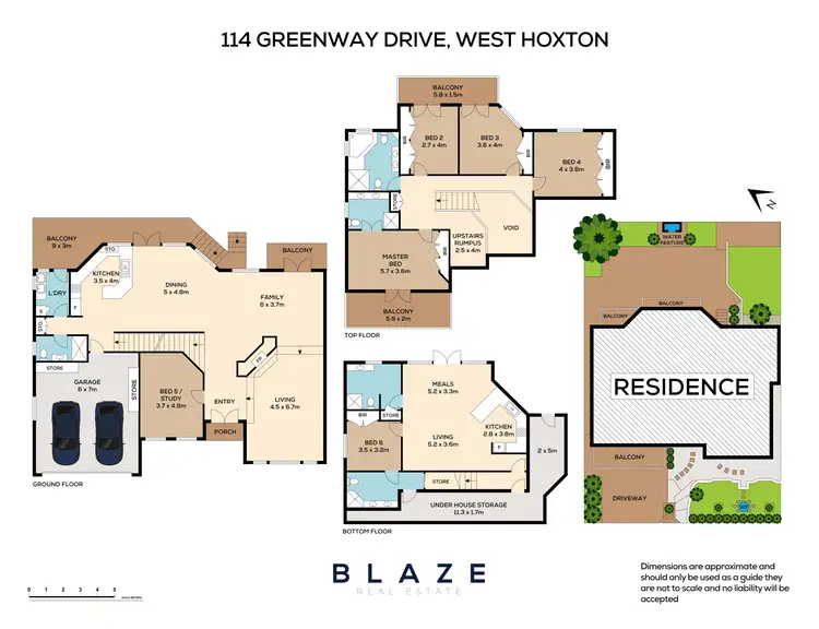 Floorplan of Homely house listing, 114 Greenway Drive, West Hoxton NSW 2171
