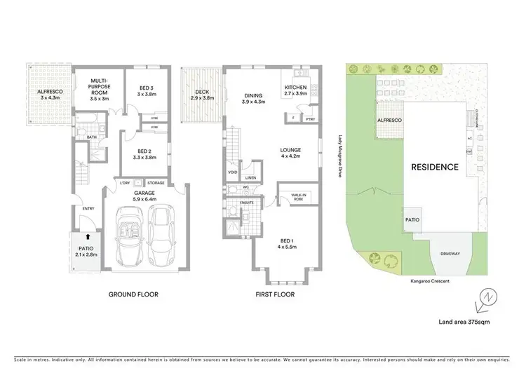 Floorplan of Homely house listing, 55 Kangaroo Crescent, Springfield Lakes QLD 4300