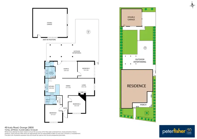 Floorplan of Homely house listing, 49 Icely Road, Orange NSW 2800