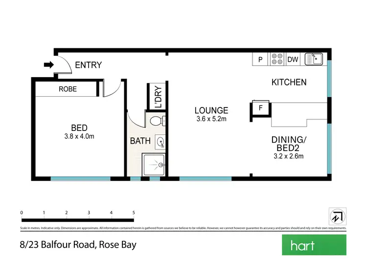 Floorplan of Homely apartment listing, 8/23 Balfour Road, Rose Bay NSW 2029