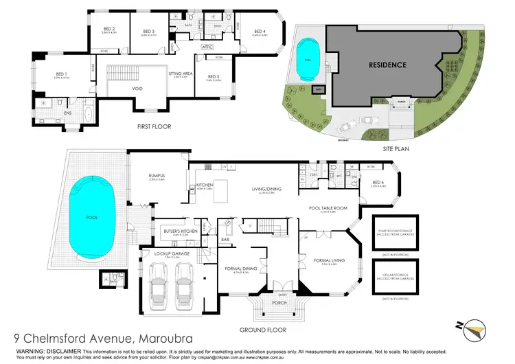 Floorplan of Homely house listing, 9 Chelmsford Avenue, Maroubra NSW 2035