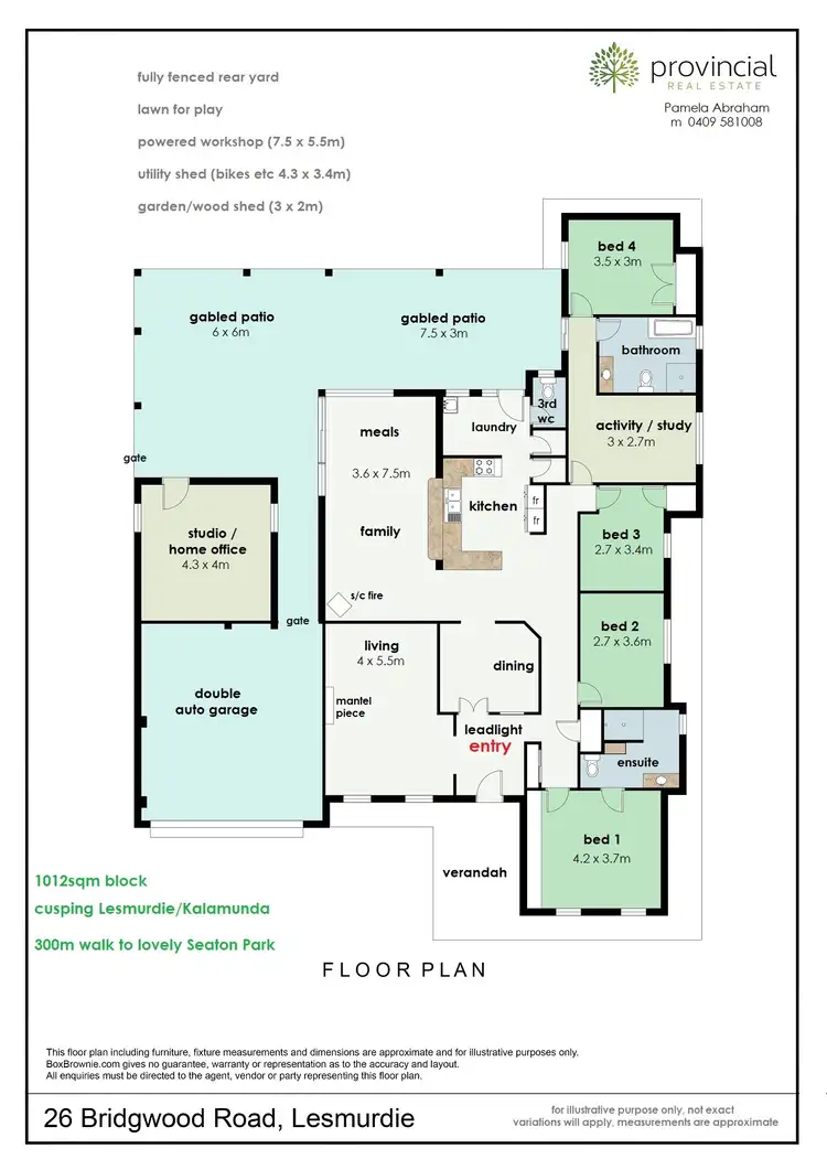 Floorplan of Homely house listing, 26 Bridgwood Road, Lesmurdie WA 6076