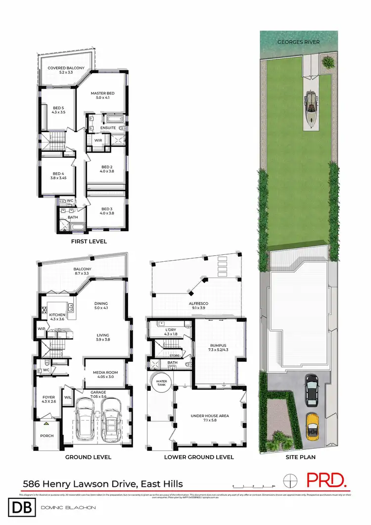 Floorplan of Homely house listing, 586 Henry Lawson Drive, East Hills NSW 2213