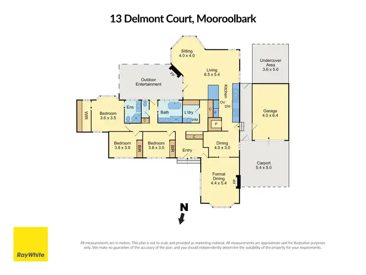 Floorplan of Homely house listing, 13 Delmont Court, Mooroolbark VIC 3138