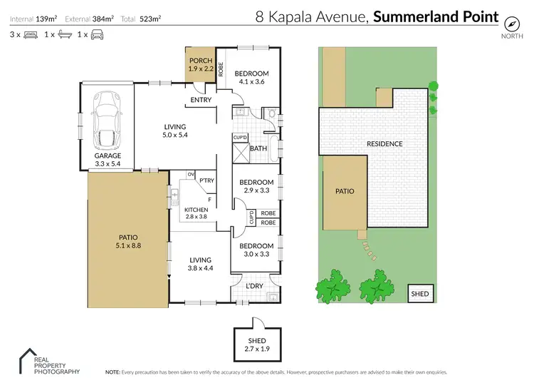Floorplan of Homely house listing, 8 Kapala Avenue, Summerland Point NSW 2259