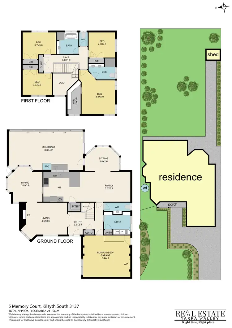 Floorplan of Homely house listing, 5 Memory Court, Kilsyth South VIC 3137
