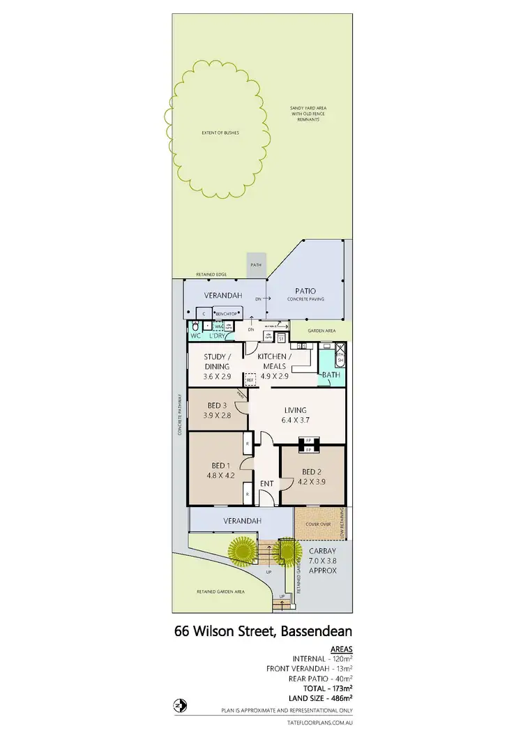 Floorplan of Homely house listing, 66 Wilson Street, Bassendean WA 6054