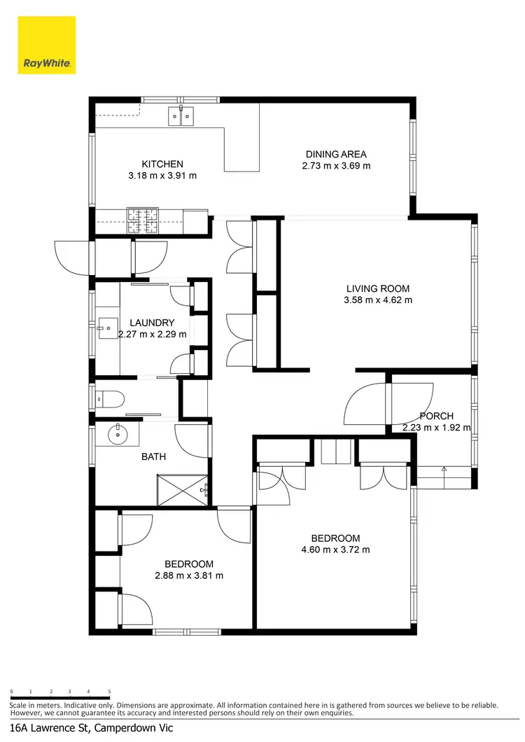 Floorplan of Homely house listing, 16A Lawrence Street, Camperdown VIC 3260