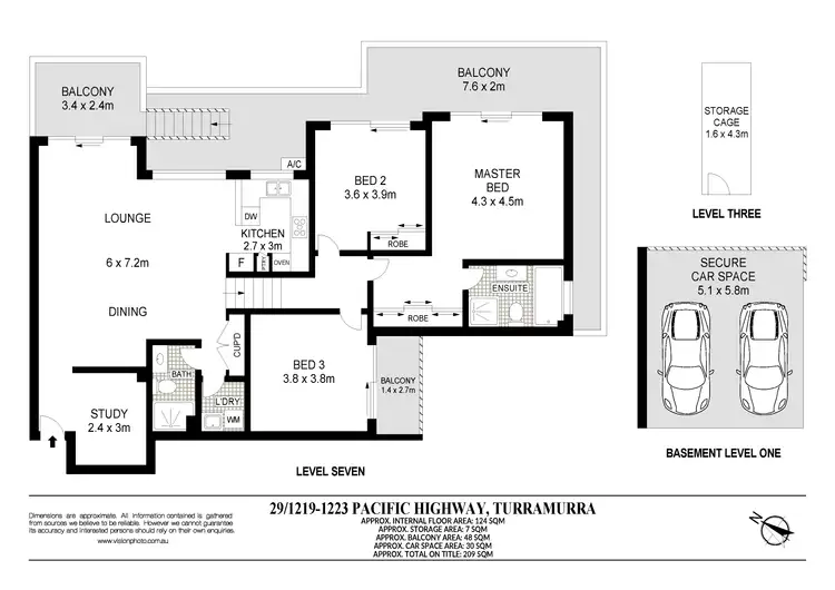 Floorplan of Homely apartment listing, 29/1219-1223 Pacific Highway, Turramurra NSW 2074