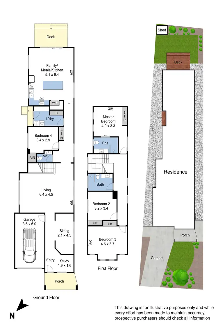 Floorplan of Homely townhouse listing, 1/8 Aintree Avenue, Mulgrave VIC 3170