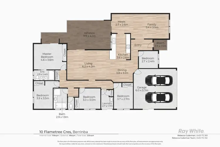 Floorplan of Homely house listing, 10 Flametree Crescent, Berrinba QLD 4117