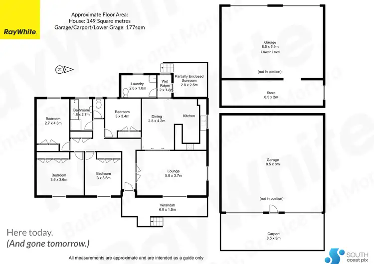 Floorplan of Homely house listing, 37 Lagoon Street, Moruya NSW 2537