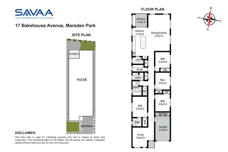 Floorplan of Homely house listing, 17 Bakehouse Avenue, Marsden Park NSW 2765