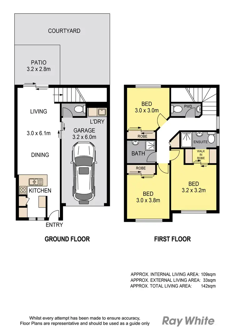 Floorplan of Homely townhouse listing, 13/20 Yaraki Court, Murrumba Downs QLD 4503