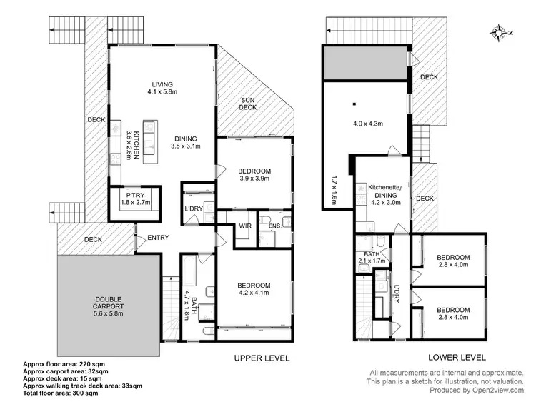 Floorplan of Homely house listing, 1 Panoramic Dr, Kingston TAS 7050