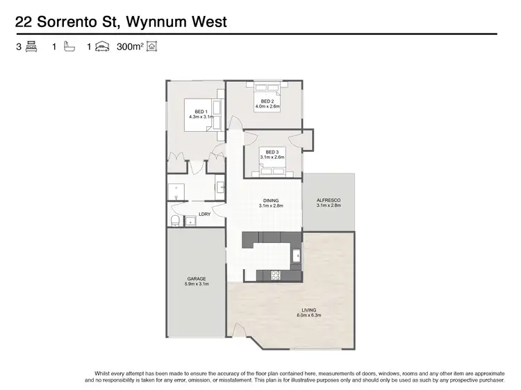 Floorplan of Homely house listing, 22 Sorrento Street, Wynnum West QLD 4178