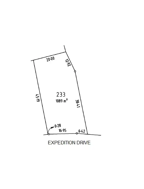 Floorplan of Homely land listing, 14 Expedition Drive (Allotment 233), Hewett SA 5118