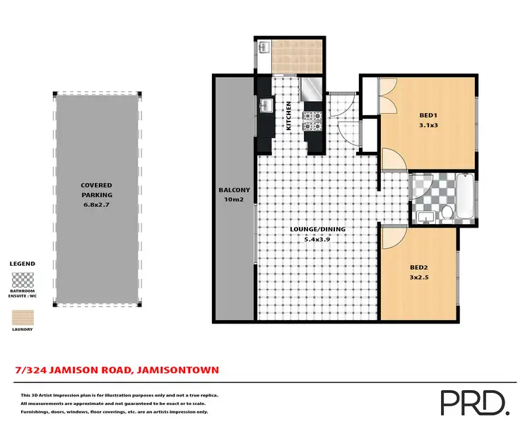 Floorplan of Homely unit listing, 7/324 Jamison Road, Jamisontown NSW 2750